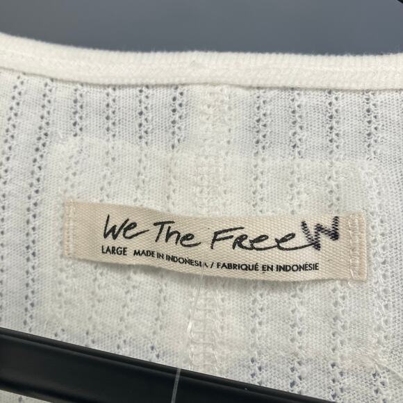 NWT FREE PEOPLE Care FP Day Off Tank Top Clean Ivory Large - Picture 4 of 5